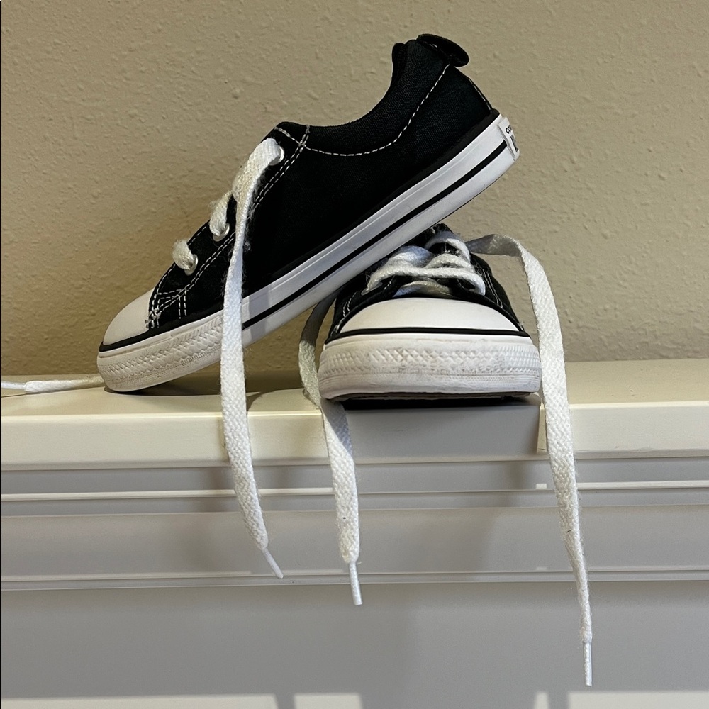 Converse Kids Black and White Sneakers